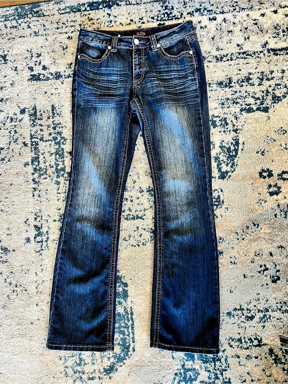 Royalty Women's Straight bootcut Blue Jeans